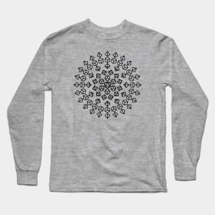 Mandala Polyhedral Dice Long Sleeve T-Shirt